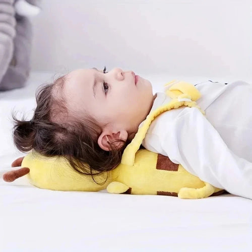 Mochila Cojín Protector de Cabeza para Bebés – Almohadilla de Seguridad Anticaídas para Niños Pequeños que Aprenden a Caminar (Diseño de Abeja Linda)